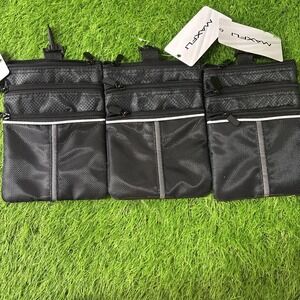 3 Maxfli Deluxe Valet Bags Attaches to Golf Bag protects phones Etc Great Gift!!